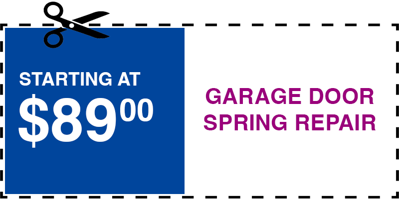 89 garage door SPRING repair Fresh Meadows